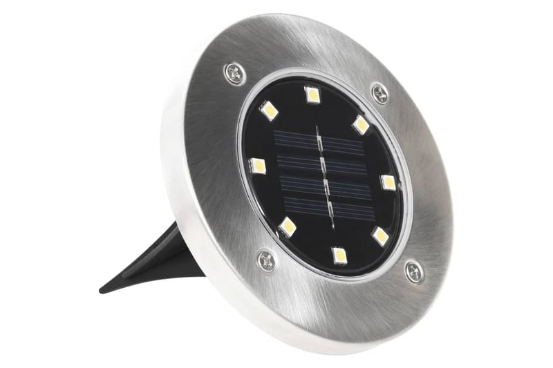 Soldrevet bakkelys 8 stk LED-lys RGB-farge - Belysning - Utebelysning - Markbelysning