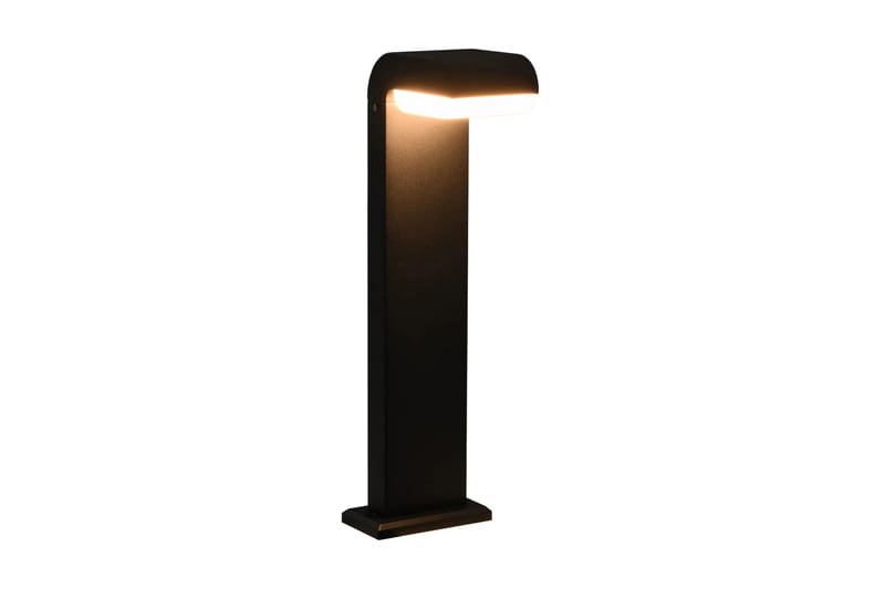 Utendørs LED-lampe 9 W svart oval - Markbelysning - Entrébelysning - Utebelysning