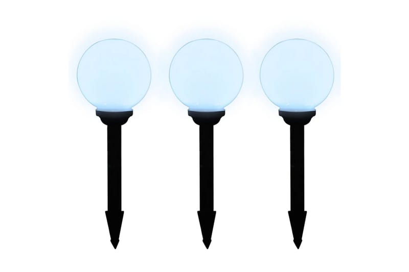 Utendørs LED-lamper for hagesti 6 stk 20 cm med jordpinne - Belysning - Utebelysning - Markbelysning