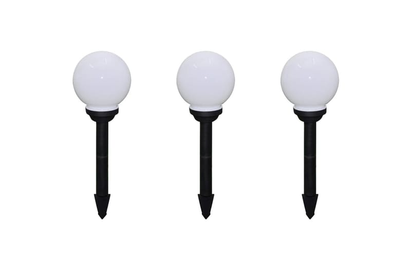 Utendørs LED-lamper for hagesti 6 stk 20 cm med jordpinne - Belysning - Utebelysning - Markbelysning