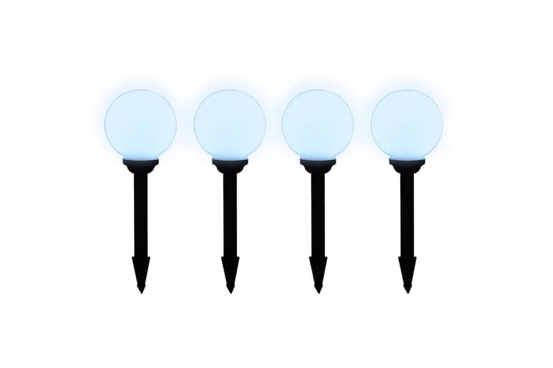Utendørs LED-lamper for hagesti 8 stk 15 cm med jordpinne - Belysning - Utebelysning - Markbelysning