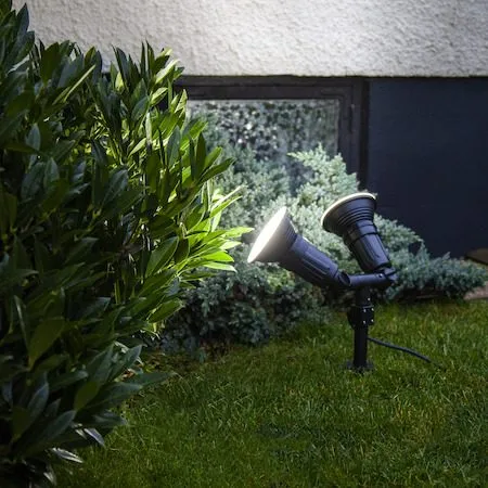 Utendørs spotlightarmatur 22 cm - Svart - Belysning - Utebelysning - Markbelysning - Hagespotlight