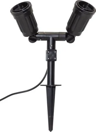Utendørs spotlightarmatur 22 cm - Svart - Belysning - Utebelysning - Markbelysning - Hagespotlight