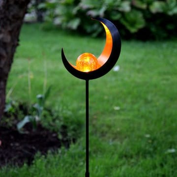 Melilla solcelledekorasjon 85 cm - ravfarget og svart - Belysning - Utebelysning - Solcelle utelys & solcellelamper