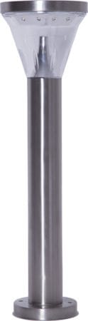 Narona solcellepullert 50 cm - sølv - Belysning - Utebelysning