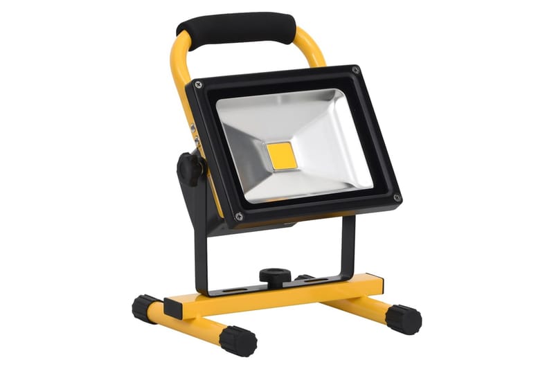 Oppladbart LED-spotlys med håndtak 30 W kaldhvit - Svart - Belysning - Utebelysning
