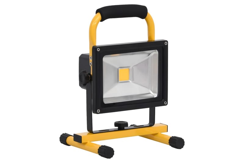 Oppladbart LED-spotlys med håndtak 30 W kaldhvit - Svart - Belysning - Utebelysning