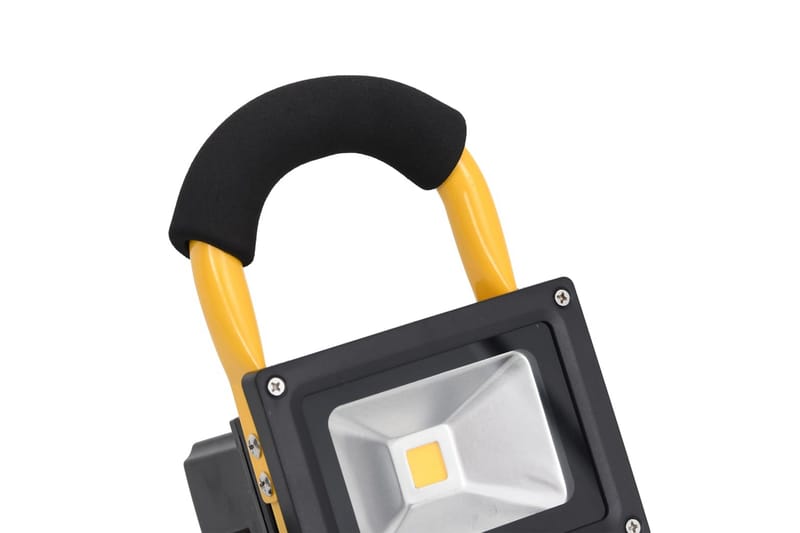 Oppladbart LED-spotlys med håndtak 30 W kaldhvit - Svart - Belysning - Utebelysning