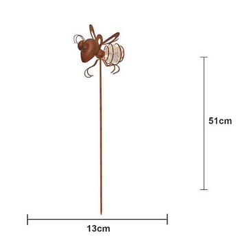 Oxida Fly 2-pakning Solcelledekorasjon 13x51 cm - rust - Belysning - Utebelysning - Solcelle utelys & solcellelamper