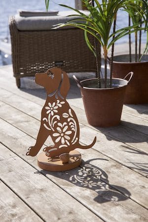 Oxidog Solcelledekorasjon 25 cm - rust - Belysning - Utebelysning - Solcelle utelys & solcellelamper