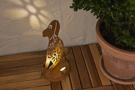 Oxidog Solcelledekorasjon 25 cm - rust - Belysning - Utebelysning - Solcelle utelys & solcellelamper