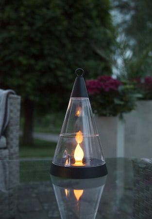 Pisa solcelledekorasjon 70 cm - svart og transparent - Belysning - Utebelysning - Solcelle utelys & solcellelamper