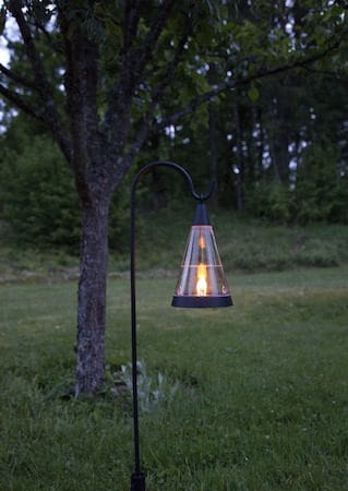 Pisa solcelledekorasjon 70 cm - svart og transparent - Belysning - Utebelysning - Solcelle utelys & solcellelamper