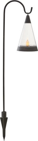 Pisa solcelledekorasjon 70 cm - svart og transparent - Belysning - Utebelysning - Solcelle utelys & solcellelamper