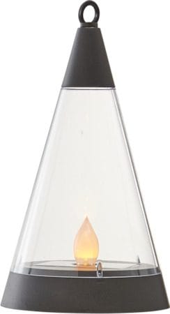 Pisa solcelledekorasjon 70 cm - svart og transparent - Belysning - Utebelysning - Solcelle utelys & solcellelamper