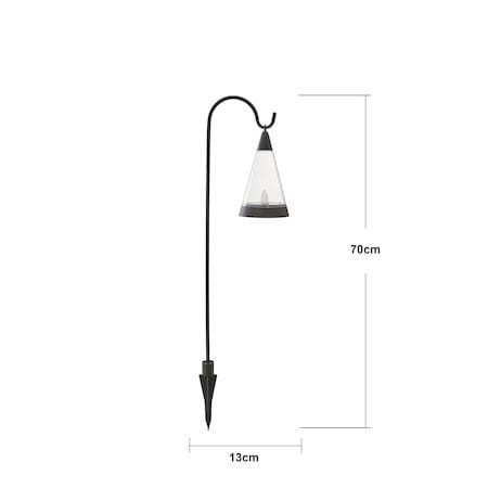 Pisa solcelledekorasjon 70 cm - svart og transparent - Belysning - Utebelysning - Solcelle utelys & solcellelamper