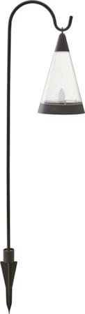 Pisa solcelledekorasjon 70 cm - svart og transparent - Belysning - Utebelysning - Solcelle utelys & solcellelamper