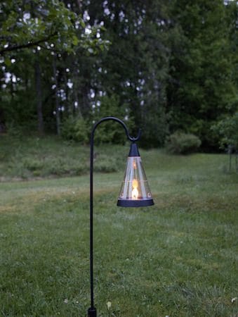 Pisa solcelledekorasjon 70 cm - svart og transparent - Belysning - Utebelysning - Solcelle utelys & solcellelamper