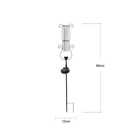 Pluvio solcelledekorasjon 65 cm - svart - Belysning - Utebelysning - Solcelle utelys & solcellelamper