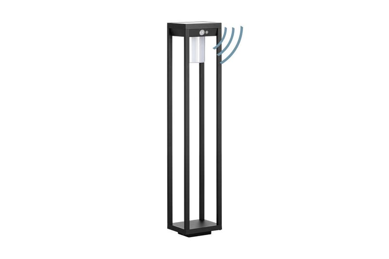 Pollerlampe Eglo Martano med Sensor - Svart - Belysning - Utebelysning - Solcelle utelys & solcellelamper