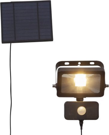 Powerspot solcellespotlight 15 cm - svart - Belysning - Utebelysning - Solcelle utelys & solcellelamper
