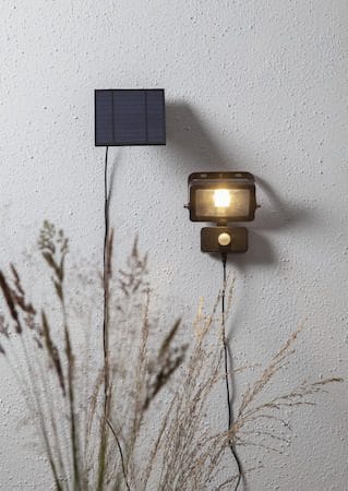 Powerspot solcellespotlight 15 cm - svart - Belysning - Utebelysning - Solcelle utelys & solcellelamper