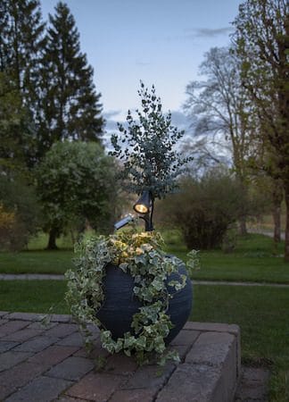 Powerspot solcellespotlight 6 cm - svart - Belysning - Utebelysning - Solcelle utelys & solcellelamper