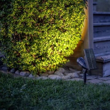 Powerspot Solcellespotlight 9 cm - svart - Belysning - Utebelysning - Solcelle utelys & solcellelamper