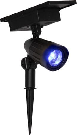 Powerspot Solcellespotlight 9 cm - svart - Belysning - Utebelysning - Solcelle utelys & solcellelamper