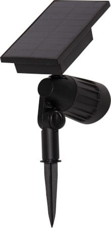 Powerspot Solcellespotlight 9 cm - svart - Belysning - Utebelysning - Solcelle utelys & solcellelamper
