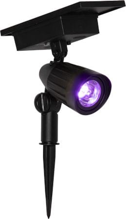 Powerspot Solcellespotlight 9 cm - svart - Belysning - Utebelysning - Solcelle utelys & solcellelamper