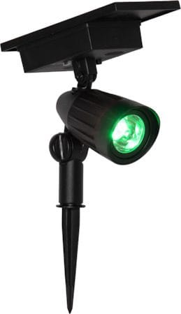 Powerspot Solcellespotlight 9 cm - svart - Belysning - Utebelysning - Solcelle utelys & solcellelamper