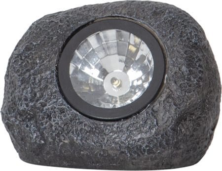 Rocky solcellespotlight 11 cm - grå - Belysning - Utebelysning - Solcelle utelys & solcellelamper