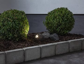 Rocky solcellespotlight 11 cm - grå - Belysning - Utebelysning - Solcelle utelys & solcellelamper