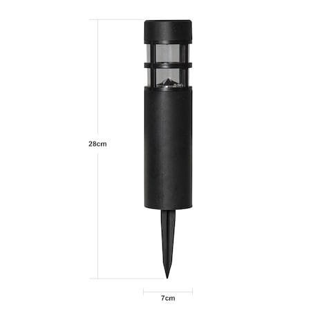 Rundi 2-pakning solcellepullerter 28 cm - svart - Belysning - Utebelysning