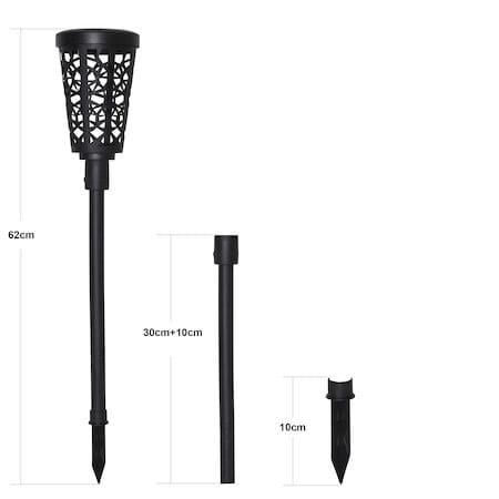 Sinnia solcellepullert 62 cm - svart - Belysning - Utebelysning