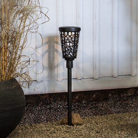 Sinnia solcellepullert 62 cm - svart - Belysning - Utebelysning
