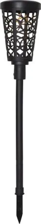 Sinnia solcellepullert 62 cm - svart - Belysning - Utebelysning