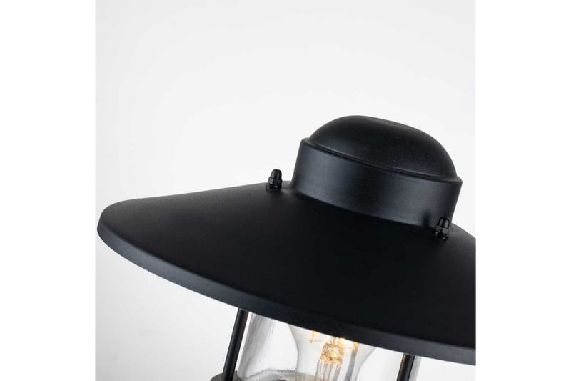 Sokkellykt Elstead Lighting Klampenborg Svart - Svart - Belysning - Utebelysning - Stolpelykt & portlykt