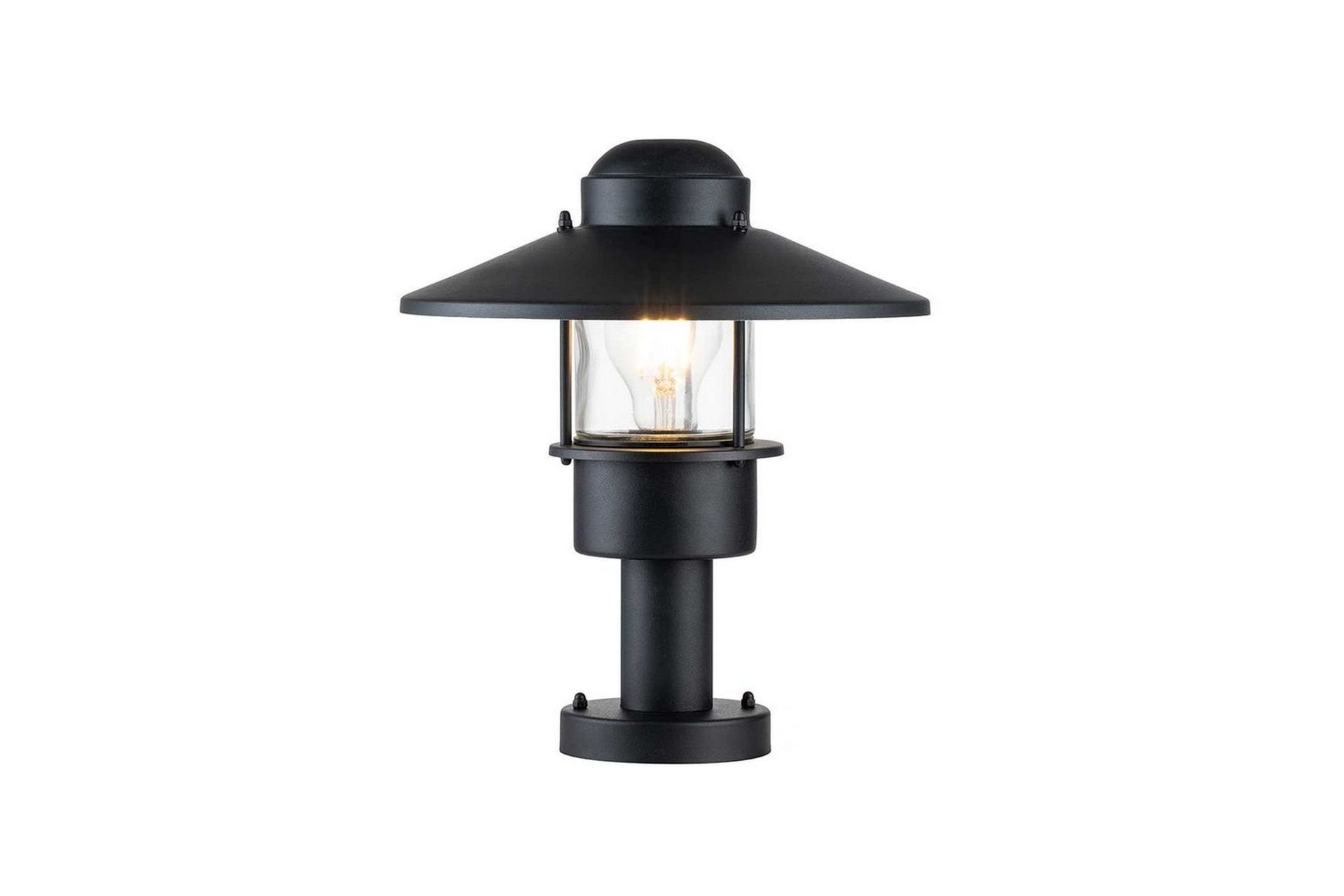 Sokkellykt Elstead Lighting Klampenborg Svart - Svart - Belysning - Utebelysning - Stolpelykt & portlykt