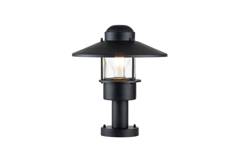 Sokkellykt Elstead Lighting Klampenborg Svart - Svart - Belysning - Utebelysning - Stolpelykt & portlykt