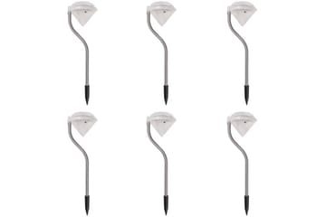 Solar LED Hagelys 6 stk 9x7,8x29,5 cm - Belysning - Utebelysning - Solcelle utelys & solcellelamper