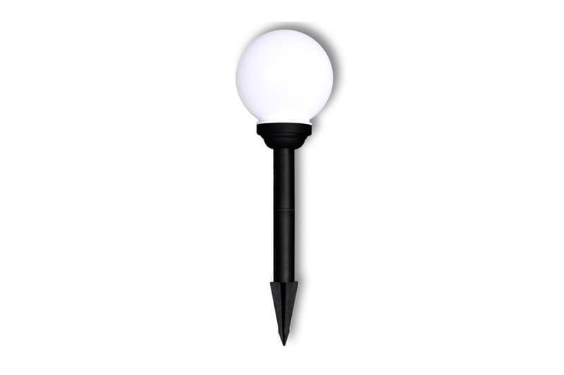 Solcelle hagelys LED 15 cm 4 stykk med jordspyd - Hvit - Belysning - Utebelysning