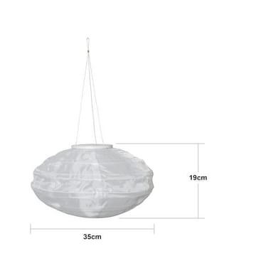 Festival Solcelledekorasjon 35 cm - hvit - Belysning - Utebelysning - Solcelle utelys & solcellelamper
