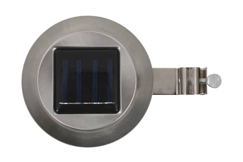 Utendørs sollampe 12 stk LED rund 12 cm hvit - Belysning - Utebelysning - Solcelle utelys & solcellelamper