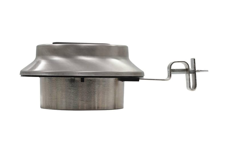 Utendørs sollampe 12 stk LED rund 12 cm hvit - Belysning - Utebelysning - Solcelle utelys & solcellelamper