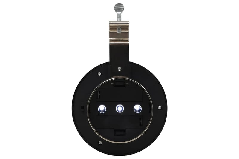 Utendørs sollampe 12 stk LED rund 12 cm hvit - Belysning - Utebelysning - Solcelle utelys & solcellelamper
