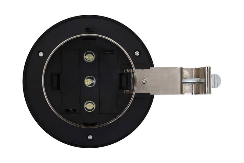 Utendørs sollampe 12 stk LED rund 12 cm hvit - Belysning - Utebelysning - Solcelle utelys & solcellelamper