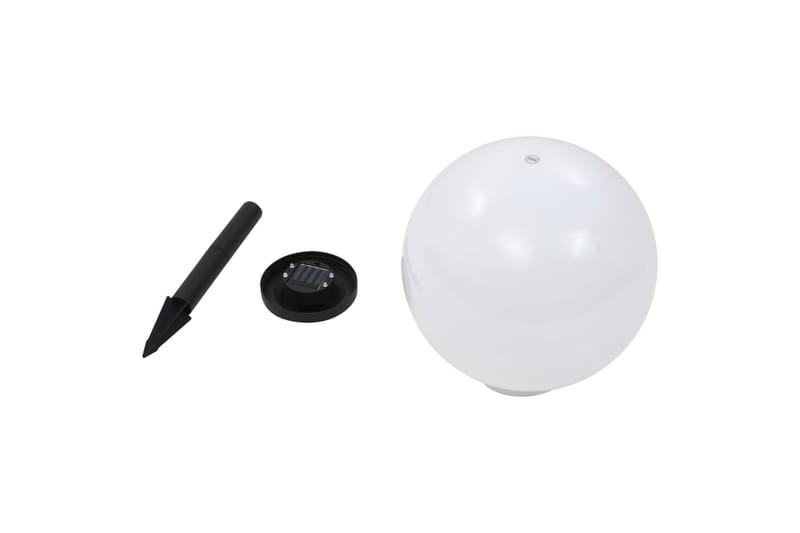 Utendørs sollampe 2 stk LED kuleformet 30 cm RGB - Belysning - Utebelysning - Solcelle utelys & solcellelamper