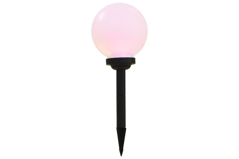Utendørs sollampe 3 stk LED kuleformet 20 cm RGB - Belysning - Utebelysning - Solcelle utelys & solcellelamper